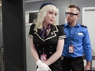Transsexual Flight Attendant Has Metal Up Her Butt