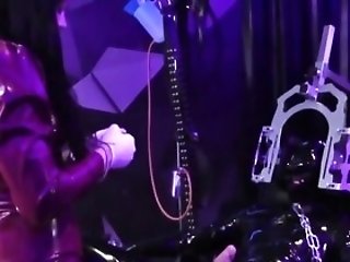 Lady Ashley Penalizes Gimp's Dick And Testicles In Sadism & Masochism Bdsm Room