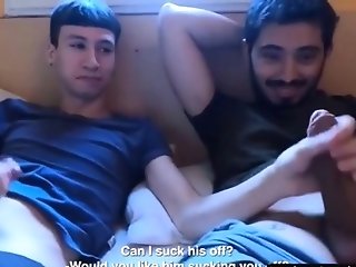 Sucking His Gay-for-pay Buddys Uncircumcised Dick