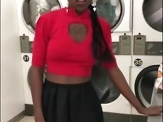 Dark-hued Woman Picked Up In Launderette For Anal Intercourse