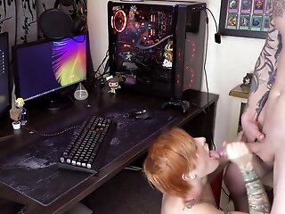 Gamergirl Wants Attention From Her Boyfriends Pulsating Fuck-stick!!!