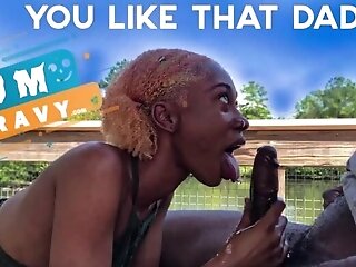 Jamaican Nubile's Dick Sucking In Florida For Jism-gravy