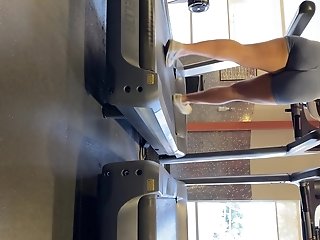 Spy Web Cam Gym Big Rump Treadmill