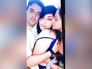 Threesome Supah Hot Live Demonstrate With Rajsi Verma