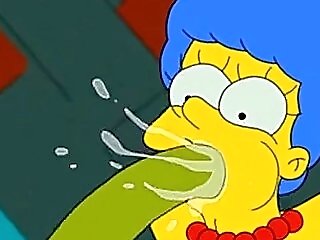 Cheating Marge Simpsons Becomes The Alien Mistress