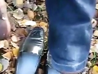 Spunk On German Mummy Nylon Feet
