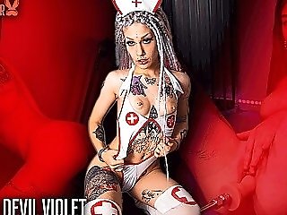 Satan Violet In Sexy Doc Prescribes The Fuck Machine