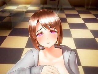 [3 Dimensional Manga Porn] おっとり人妻をがんがん突いて気絶させる♥