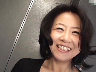 Japanese Married Muff With Hairy Cunt Playing Alone - Junko Sakashita